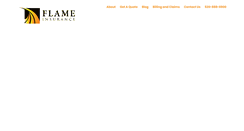 Desktop Screenshot of flameinsurance.com