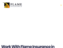 Tablet Screenshot of flameinsurance.com
